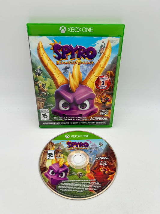 PiXEL-RETRO.COM : MICROSOFT XBOX ONE COMPLETE CIB BOX MANUAL GAME NTSC SPYRO REIGNITED TRILOGY