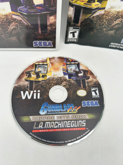 NiNTENDO Wii | GUNBLADE NY &amp; THE MACHiNEGUNS ARCADE HiTS PACK