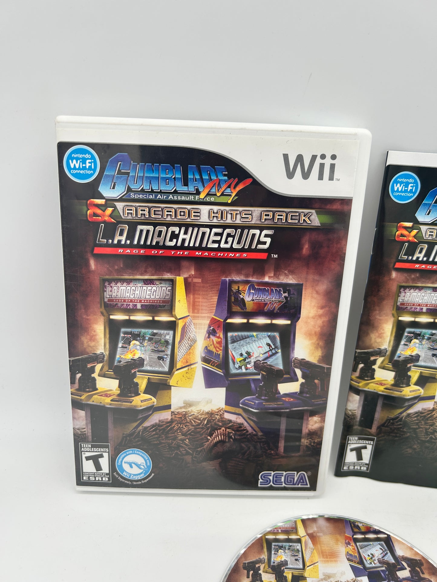 NiNTENDO Wii | GUNBLADE NY &amp; THE MACHiNEGUNS ARCADE HiTS PACK
