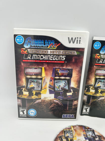 NiNTENDO Wii | GUNBLADE NY &amp; THE MACHiNEGUNS ARCADE HiTS PACK