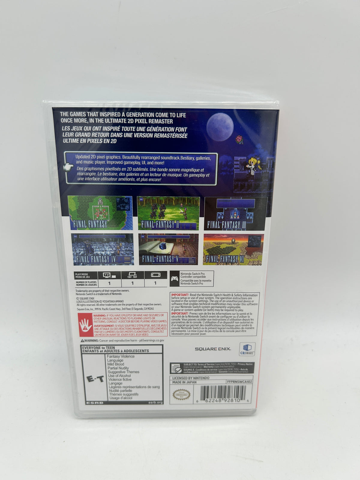 NiNTENDO SWiTCH | FiNAL FANTASY COLLECTiON | ANNiVERSARY EDiTiON