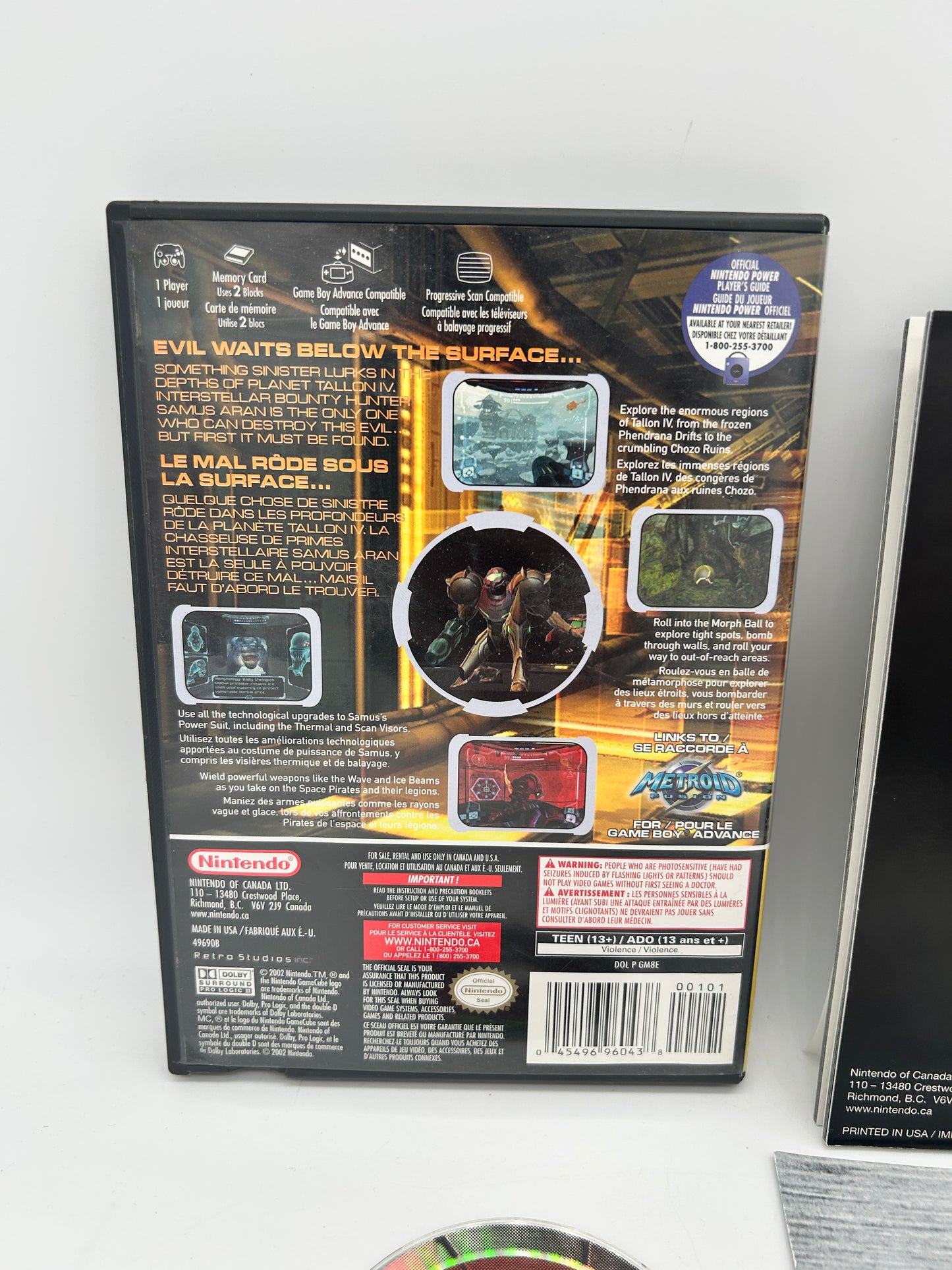 NiNTENDO GAMECUBE [NGC] | METROiD PRiME | PLAYERS CHOiCE