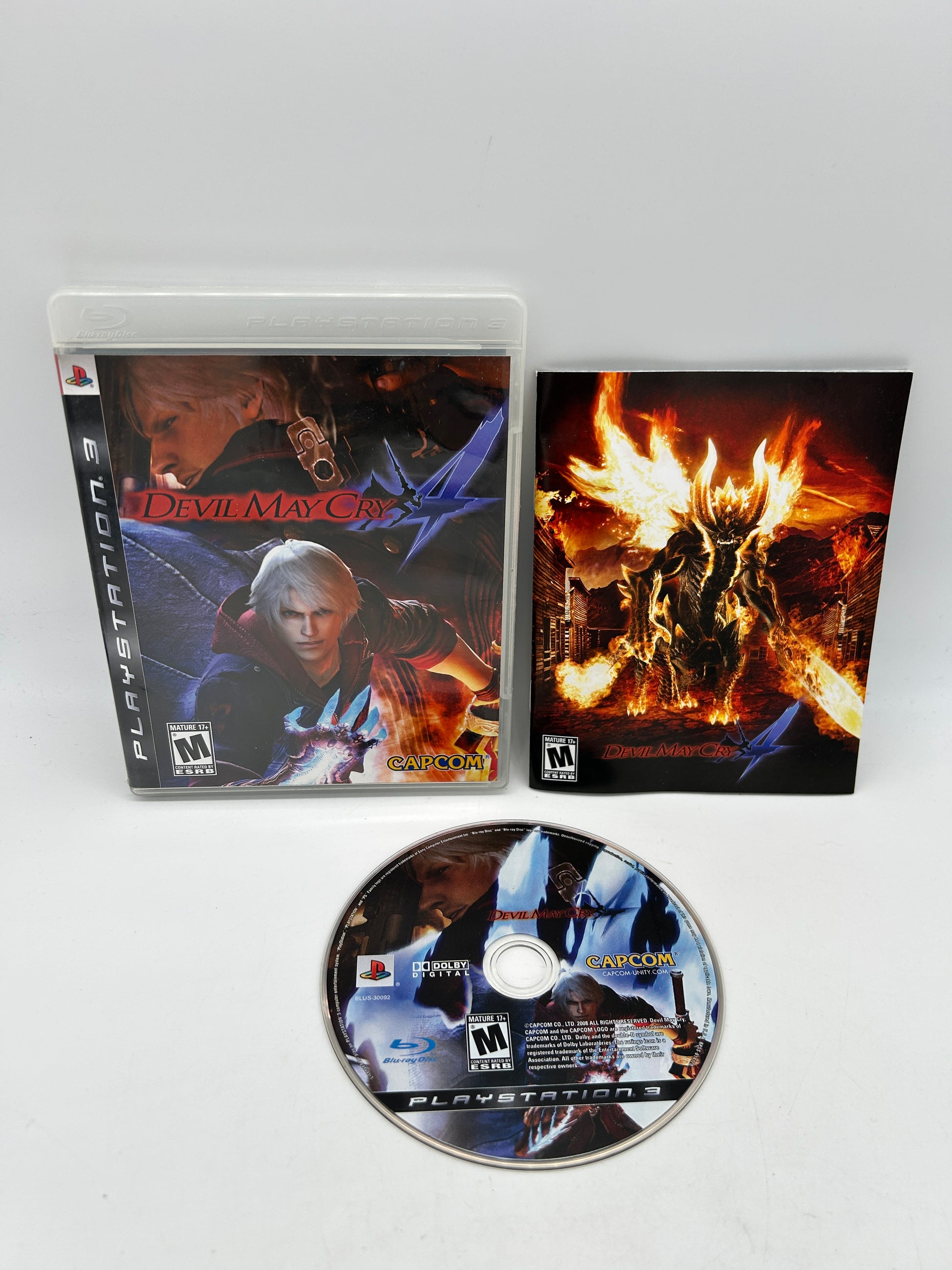 PiXEL-RETRO.COM : SONY PLAYSTATION 3 (PS3) COMPLET CIB BOX MANUAL GAME NTSC DEVIL MAY CRY 4