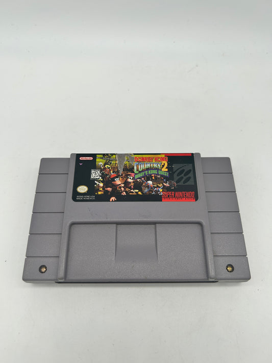 PiXEL-RETRO.COM : SUPER NINTENDO NES (SNES) GAME NTSC SUPER DONKEY KONG COUNTRY 2 DIDDY'S KONG QUEST