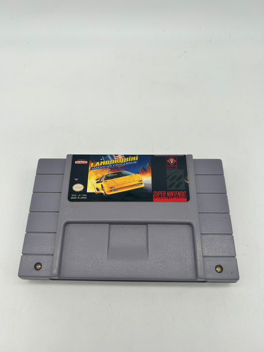 PiXEL-RETRO.COM : SUPER NINTENDO NES (SNES) GAME NTSC LAMBORGHINI AMERICAN CHALLENGE