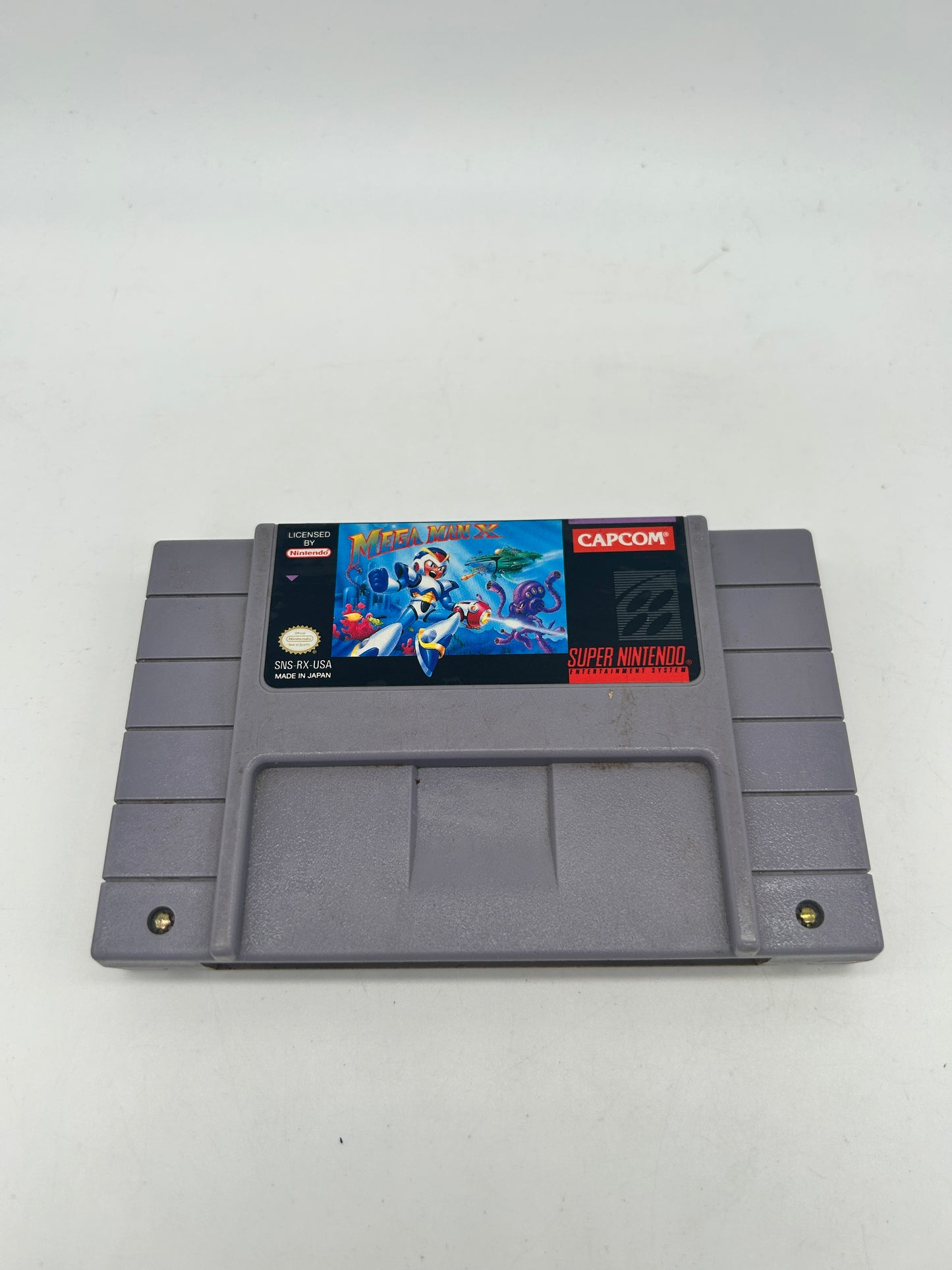PiXEL-RETRO.COM : SUPER NINTENDO NES (SNES) GAME NTSC MEGA MAN X