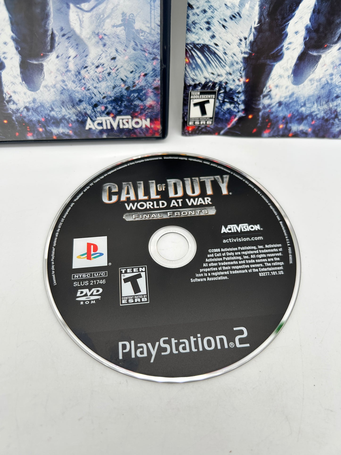 SONY PLAYSTATiON 2 [PS2] | CALL OF DUTY WORLD AT WAR FiNAL FRONTS