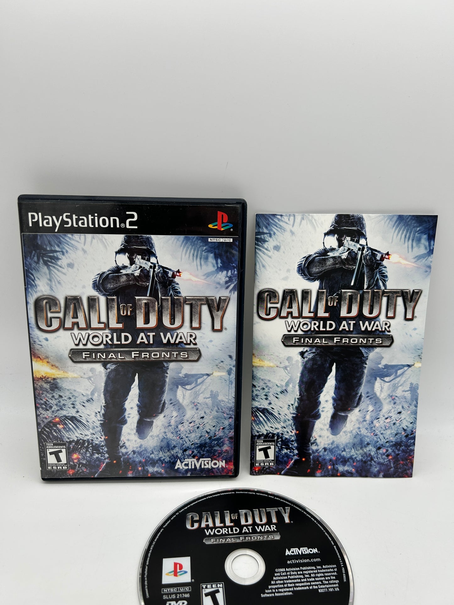 SONY PLAYSTATiON 2 [PS2] | CALL OF DUTY WORLD AT WAR FiNAL FRONTS