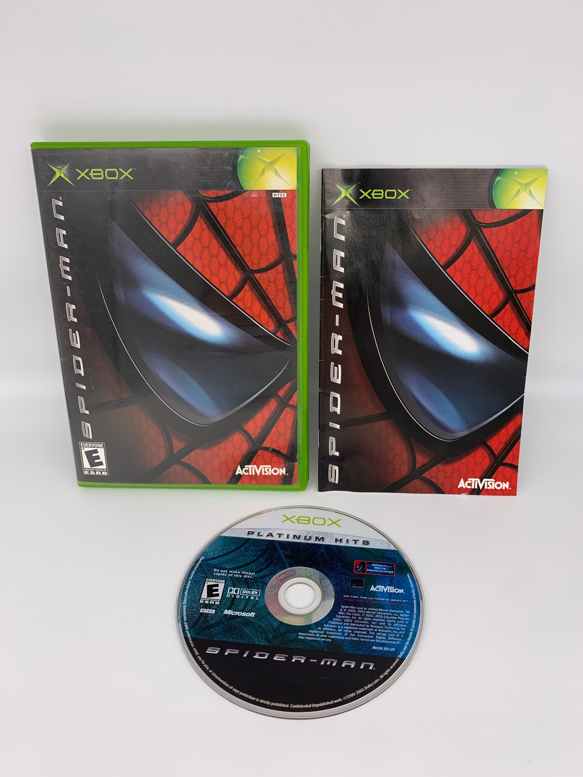 PiXEL-RETRO.COM : MICROSOFT XBOX COMPLETE CIB BOX MANUAL GAME NTSC SPIDER-MAN