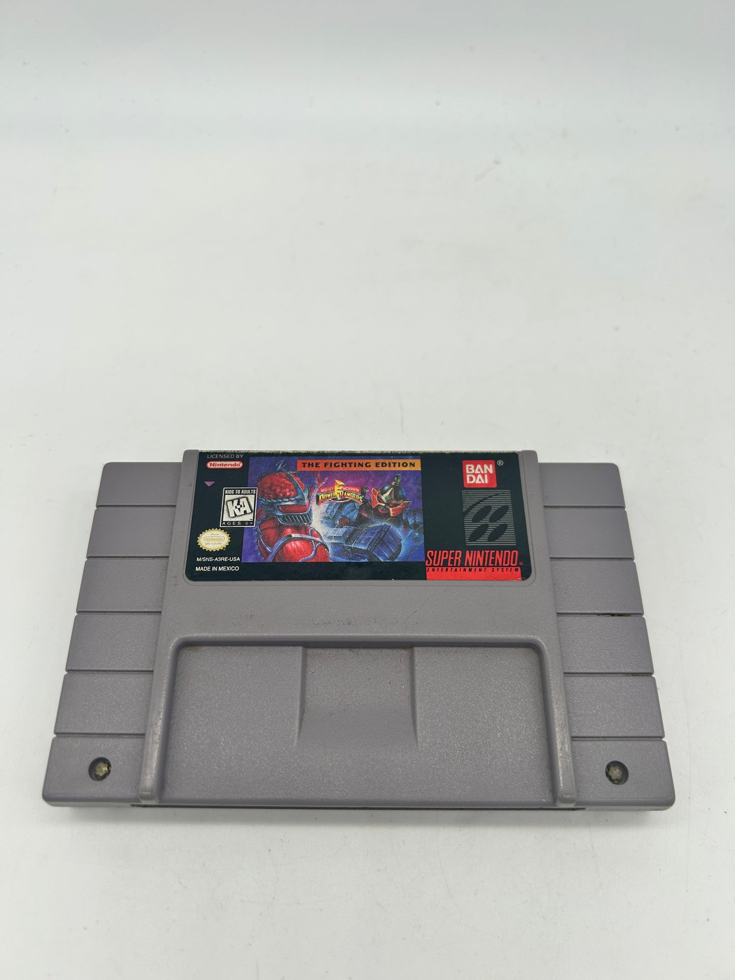 PiXEL-RETRO.COM : SUPER NINTENDO NES (SNES) GAME NTSC THE MIGHTY MORPHIN POWER RANGERS FIGHTING EDITION