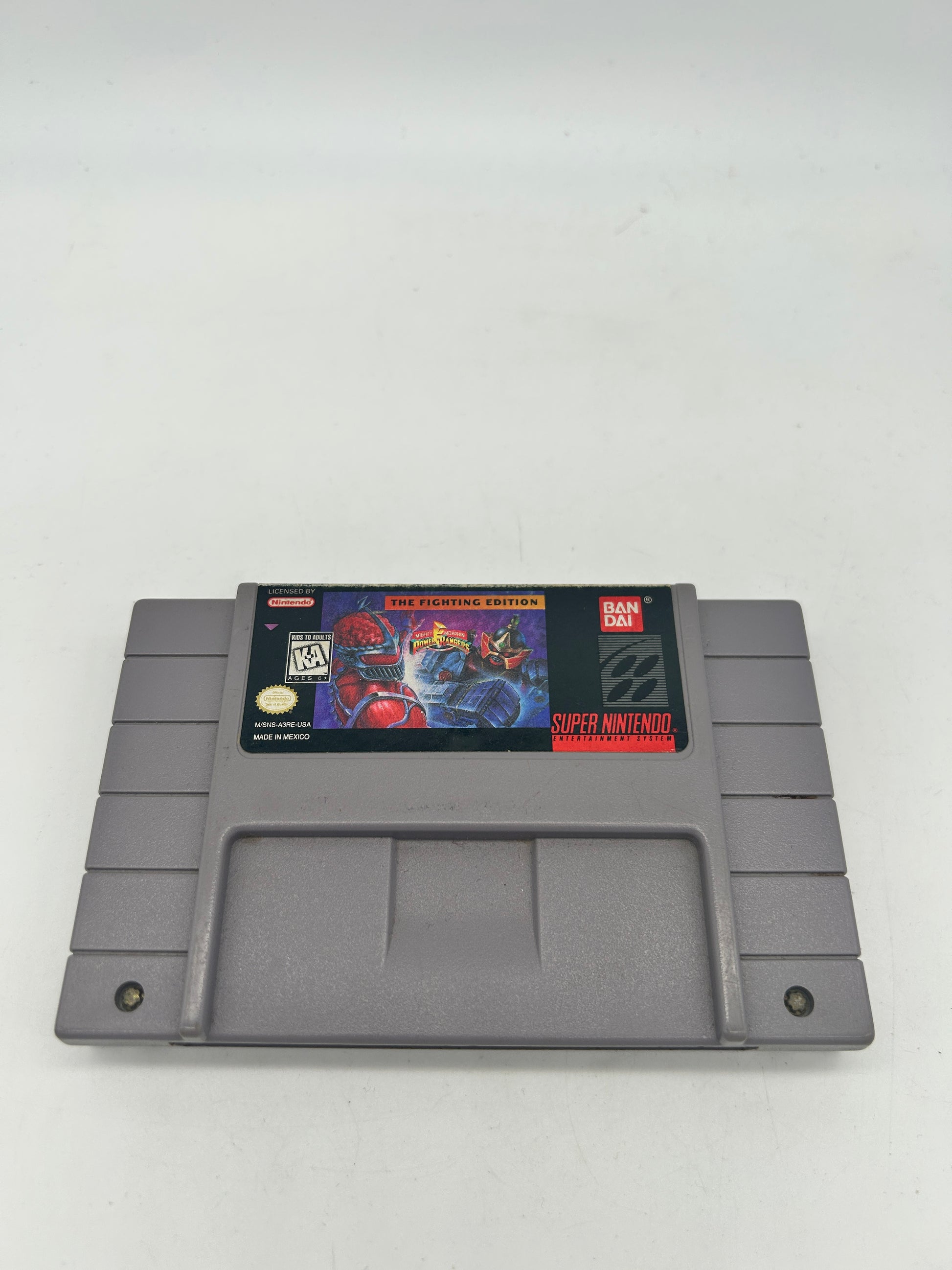PiXEL-RETRO.COM : SUPER NINTENDO NES (SNES) GAME NTSC THE MIGHTY MORPHIN POWER RANGERS FIGHTING EDITION