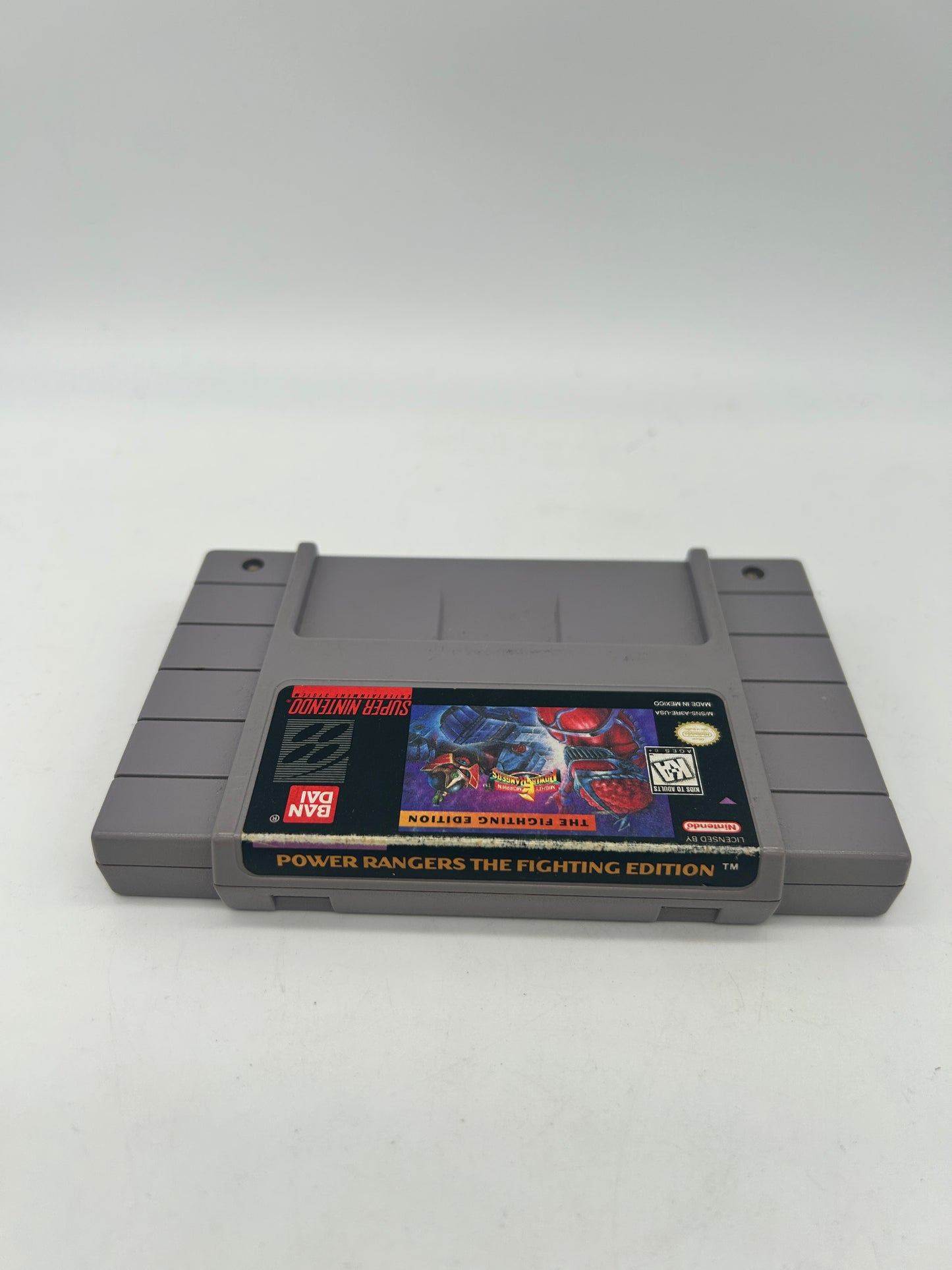 SUPER NiNTENDO [SNES] | MiGHTY MORPHiN POWER RANGERS THE FIGHTiNG EDiTiON