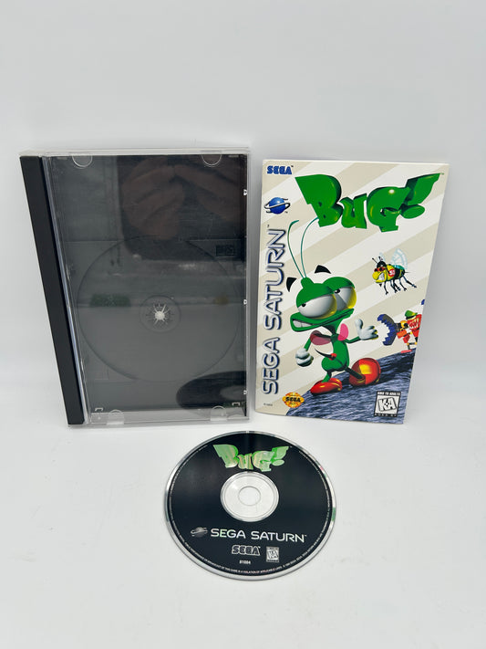 PiXEL-RETRO.COM : SEGA SATURN COMPLETE (CIB) GAME BOX INSTRUCTION MANUAL NTSC BUG