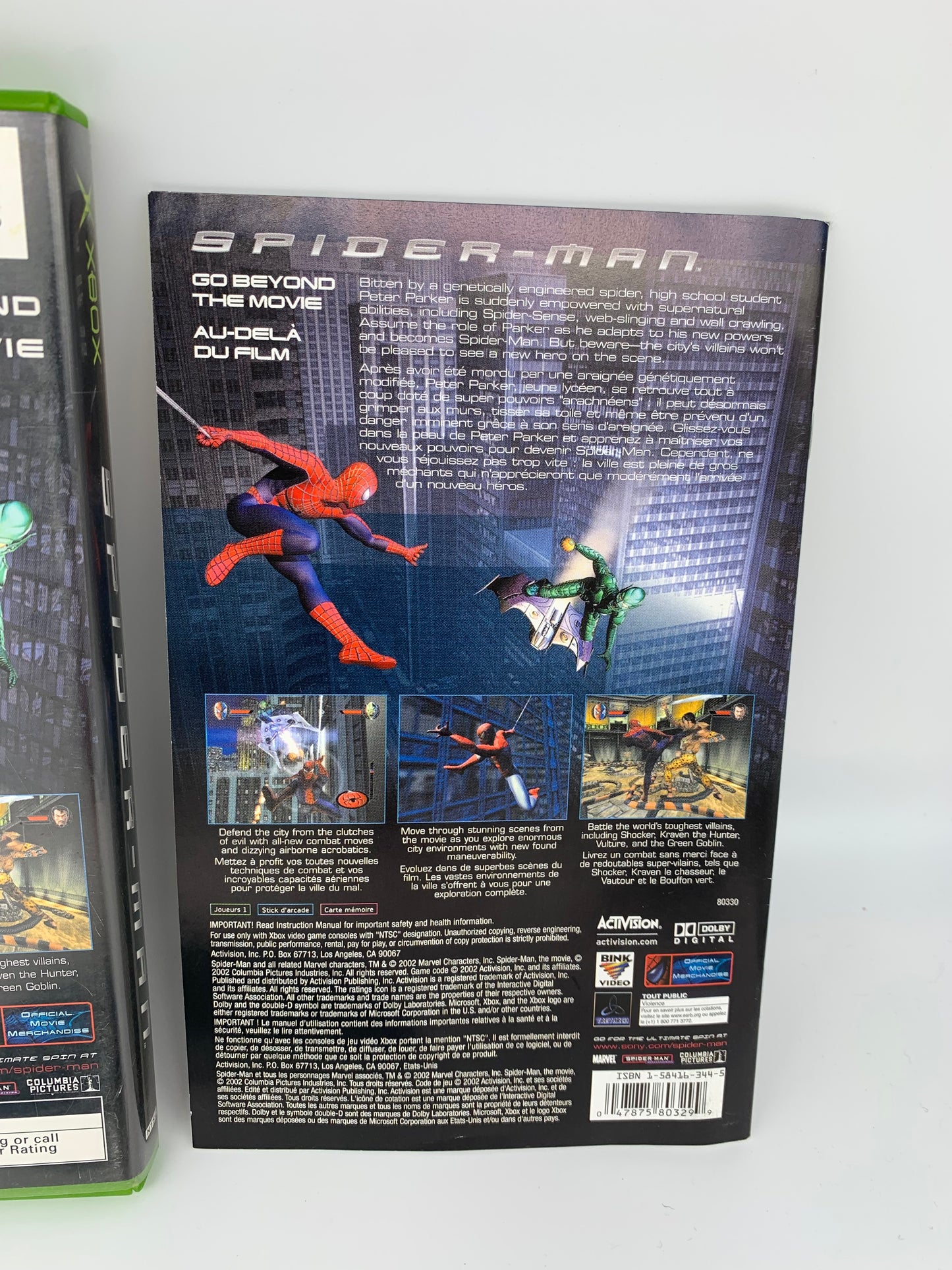 MiCROSOFT XBOX ORiGiNAL | SPiDER-MAN | PLATiNUM HiTS