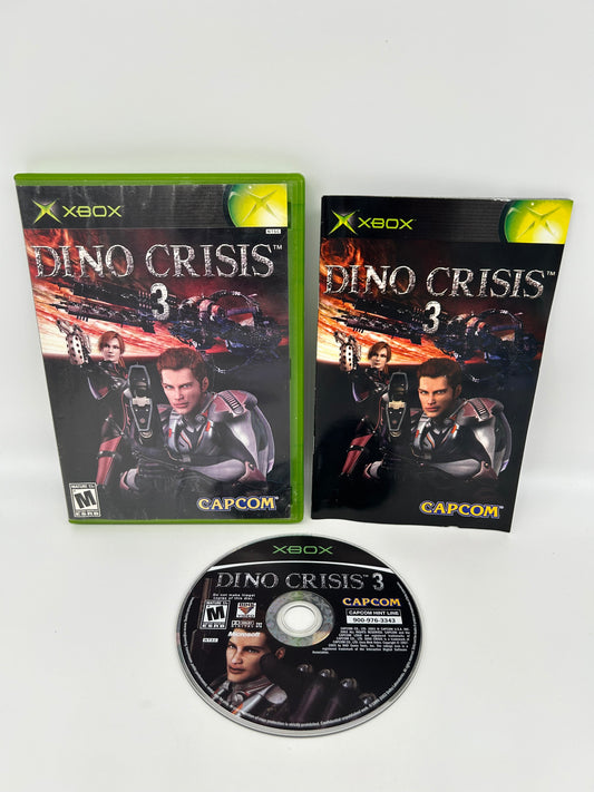 PiXEL-RETRO.COM : MICROSOFT XBOX COMPLETE CIB BOX MANUAL GAME NTSC DINO CRISIS 3