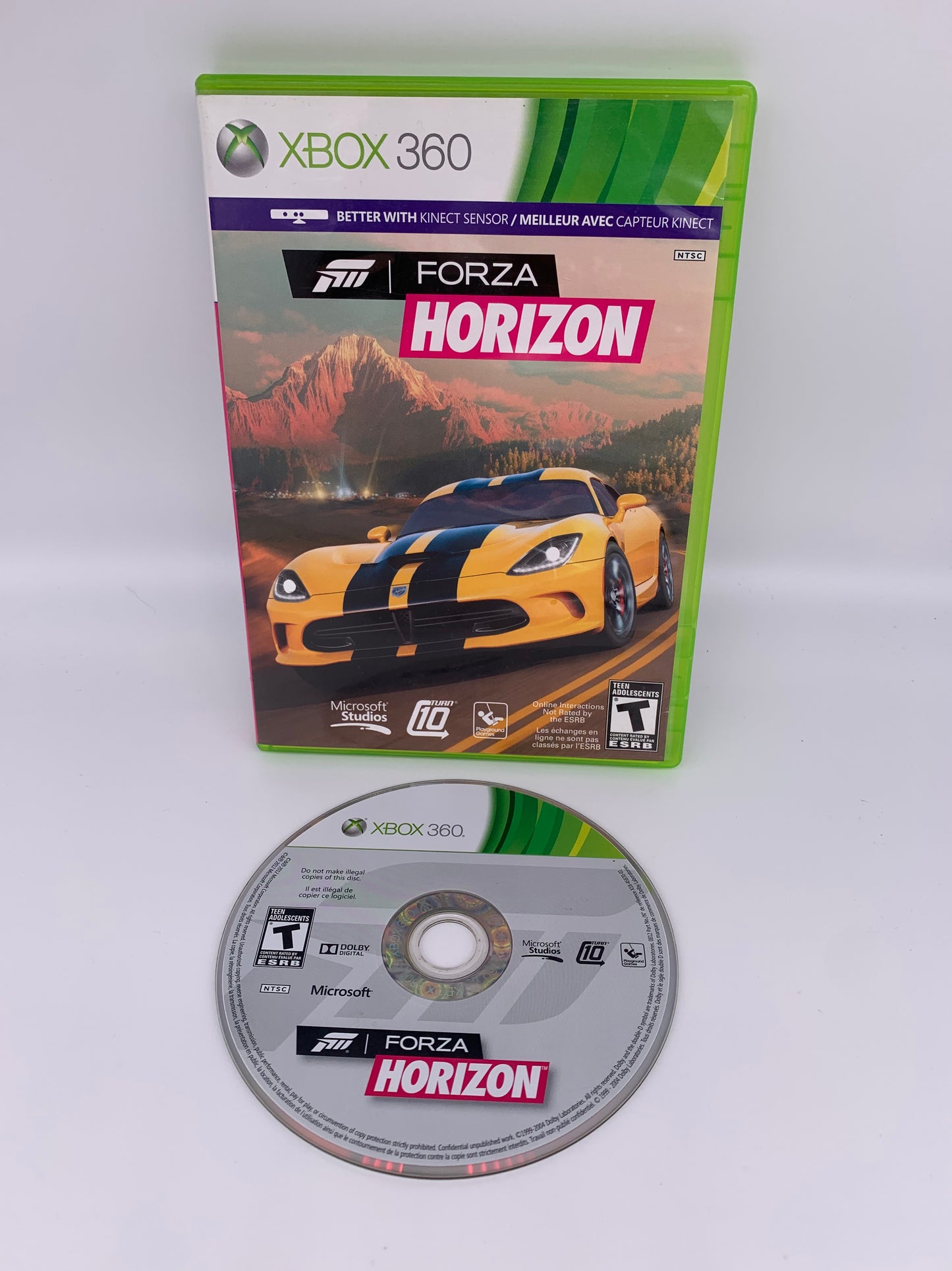 PiXEL-RETRO.COM : MICROSOFT XBOX 360 COMPLETE CIB BOX MANUAL GAME NTSC FORZA HORIZON