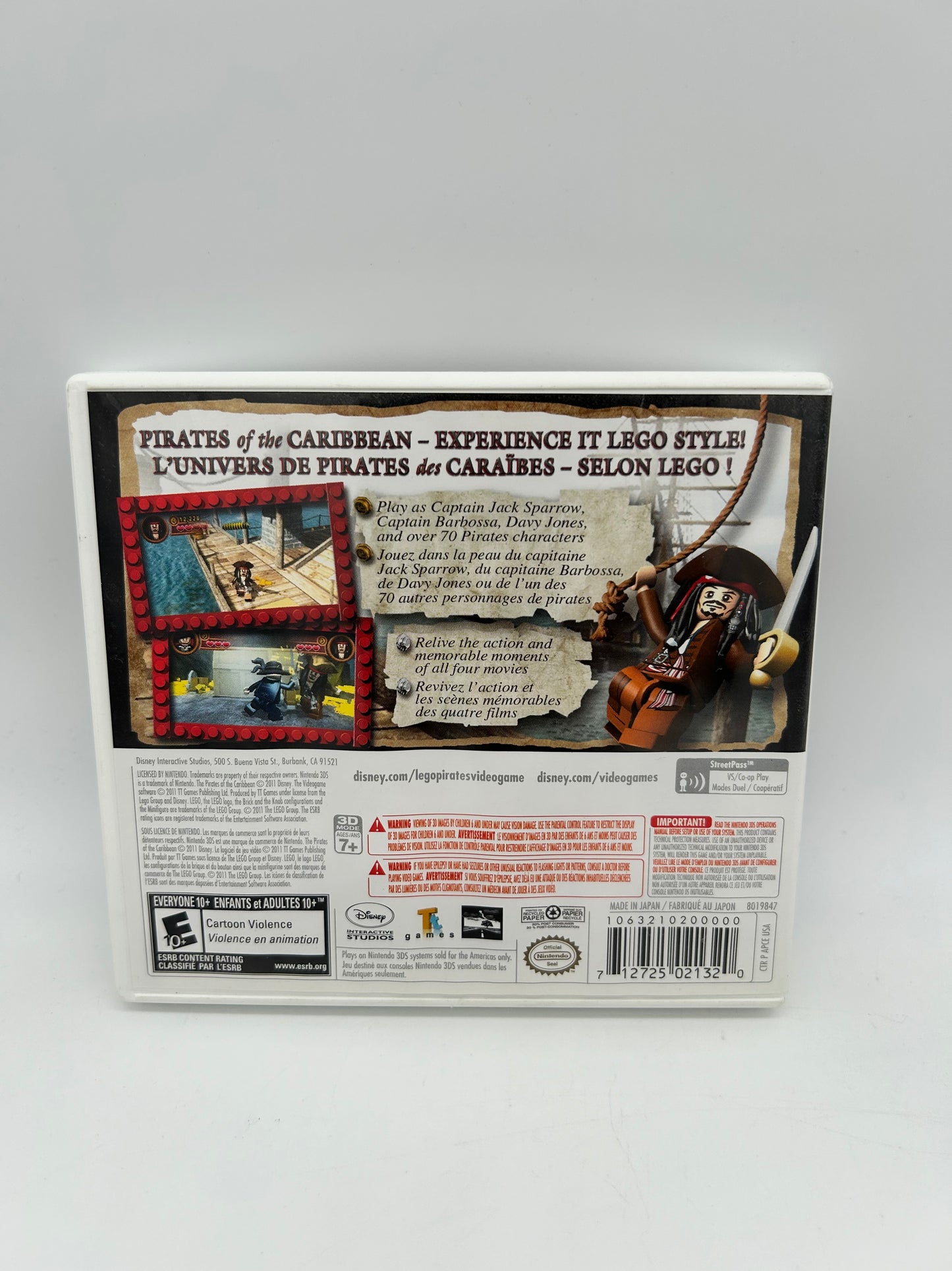 NiNTENDO 3DS | LEGO PiRATES OF THE CARiBBEAN THE ViDEO GAME