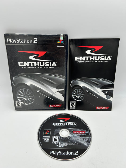 PiXEL-RETRO.COM : SONY PLAYSTATION 2 (PS2) COMPLET CIB BOX MANUAL GAME NTSC ENTHUSIA PROFESSIONAL RACING