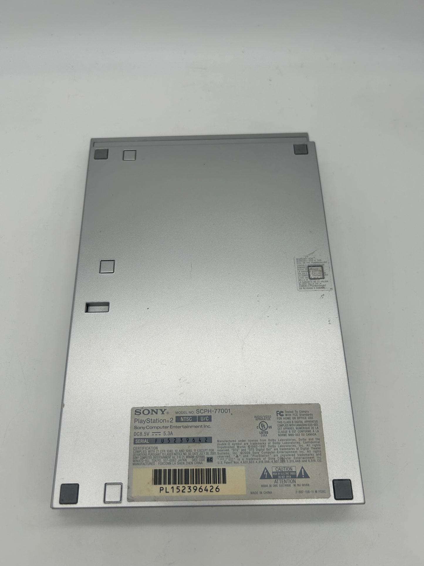 SONY PLAYSTATiON 2 [PS2] CONSOLE | ORiGiNALE THIN SILVER (SILVER PLATiNUM SLiM VERSiON) | SCPH-77001
