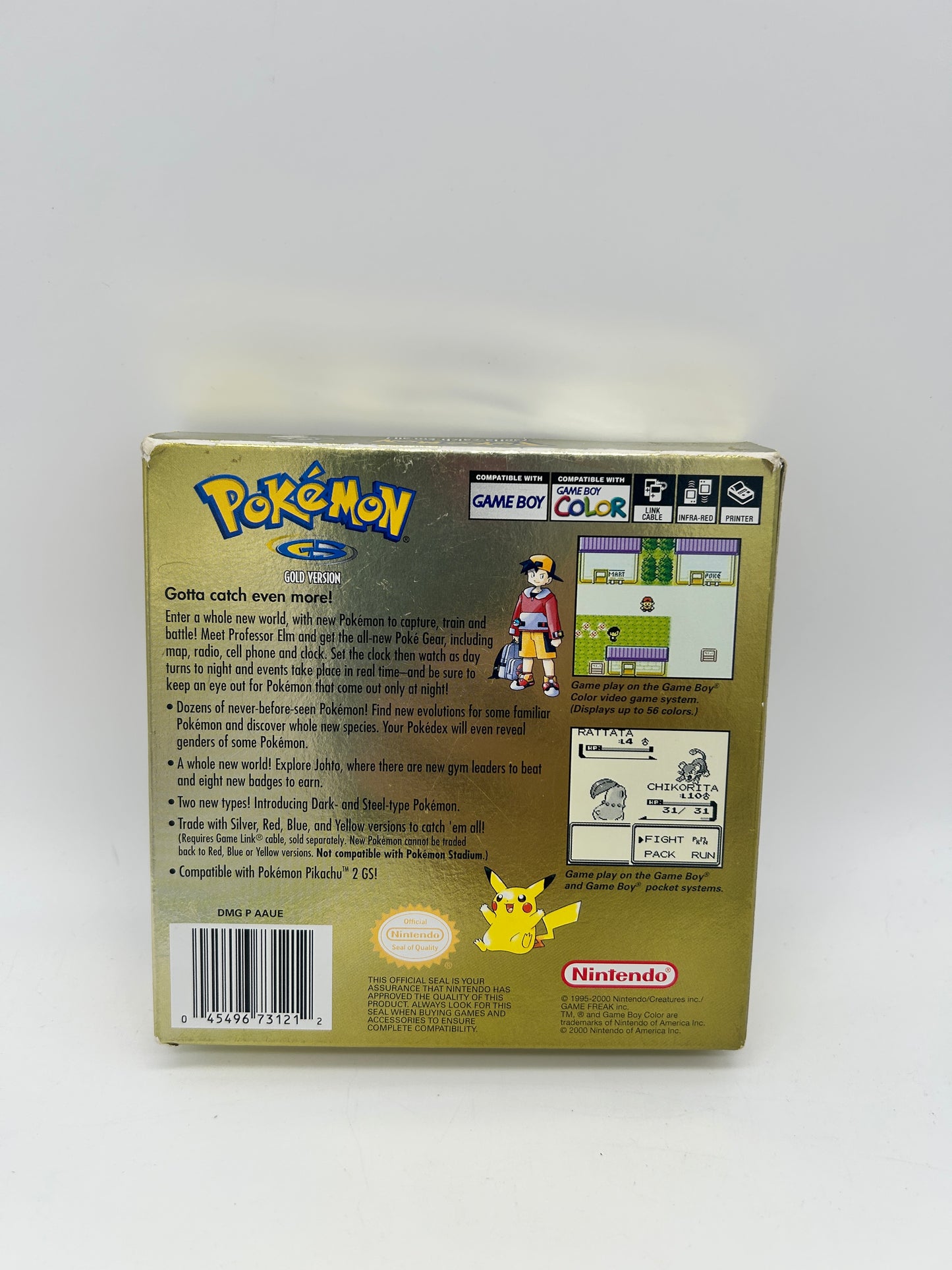 NiNTENDO GAME BOY COLOR [GBC] | POKEMON GOLD VERSiON