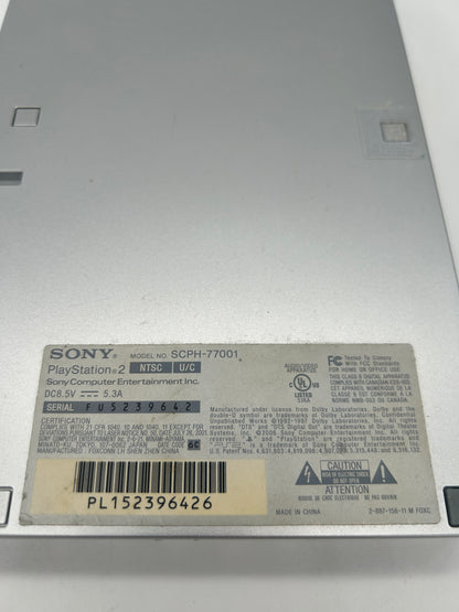 SONY PLAYSTATiON 2 [PS2] CONSOLE | ORiGiNALE THIN SILVER (SILVER PLATiNUM SLiM VERSiON) | SCPH-77001