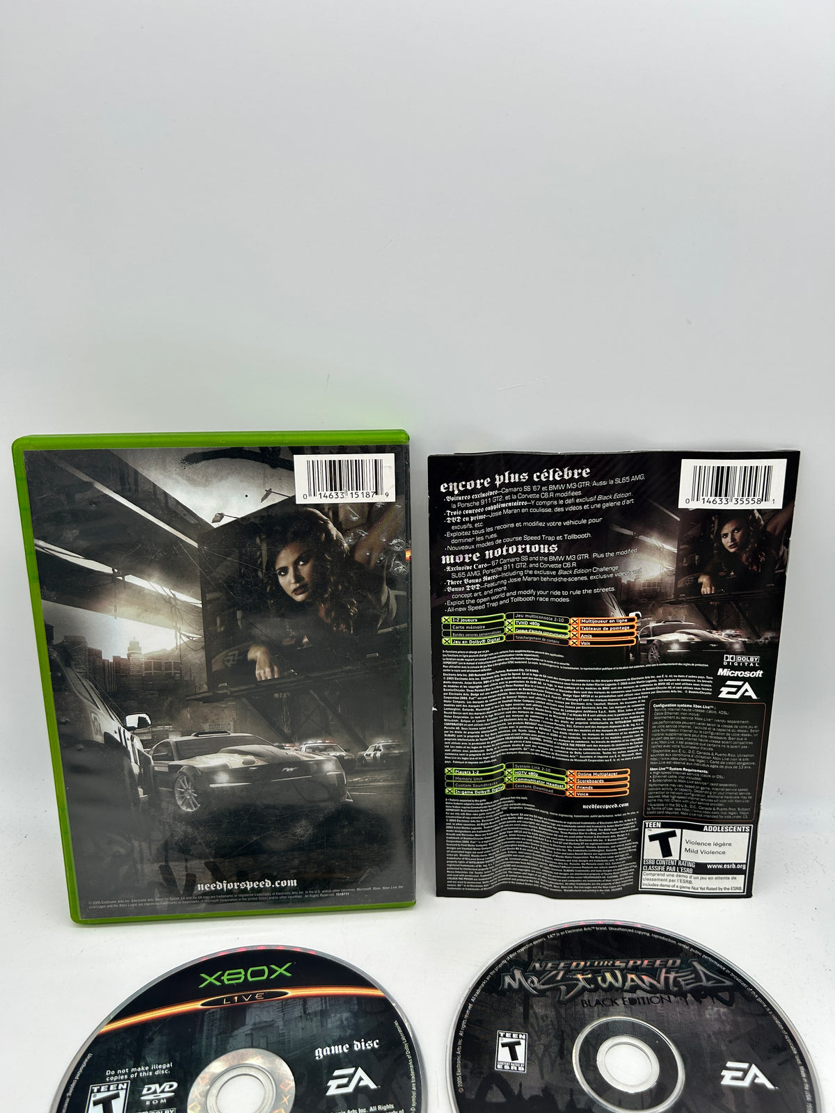 MiCROSOFT XBOX ORiGiNAL | NEED FOR SPEED MOST WANTED | BLACK EDiTiON