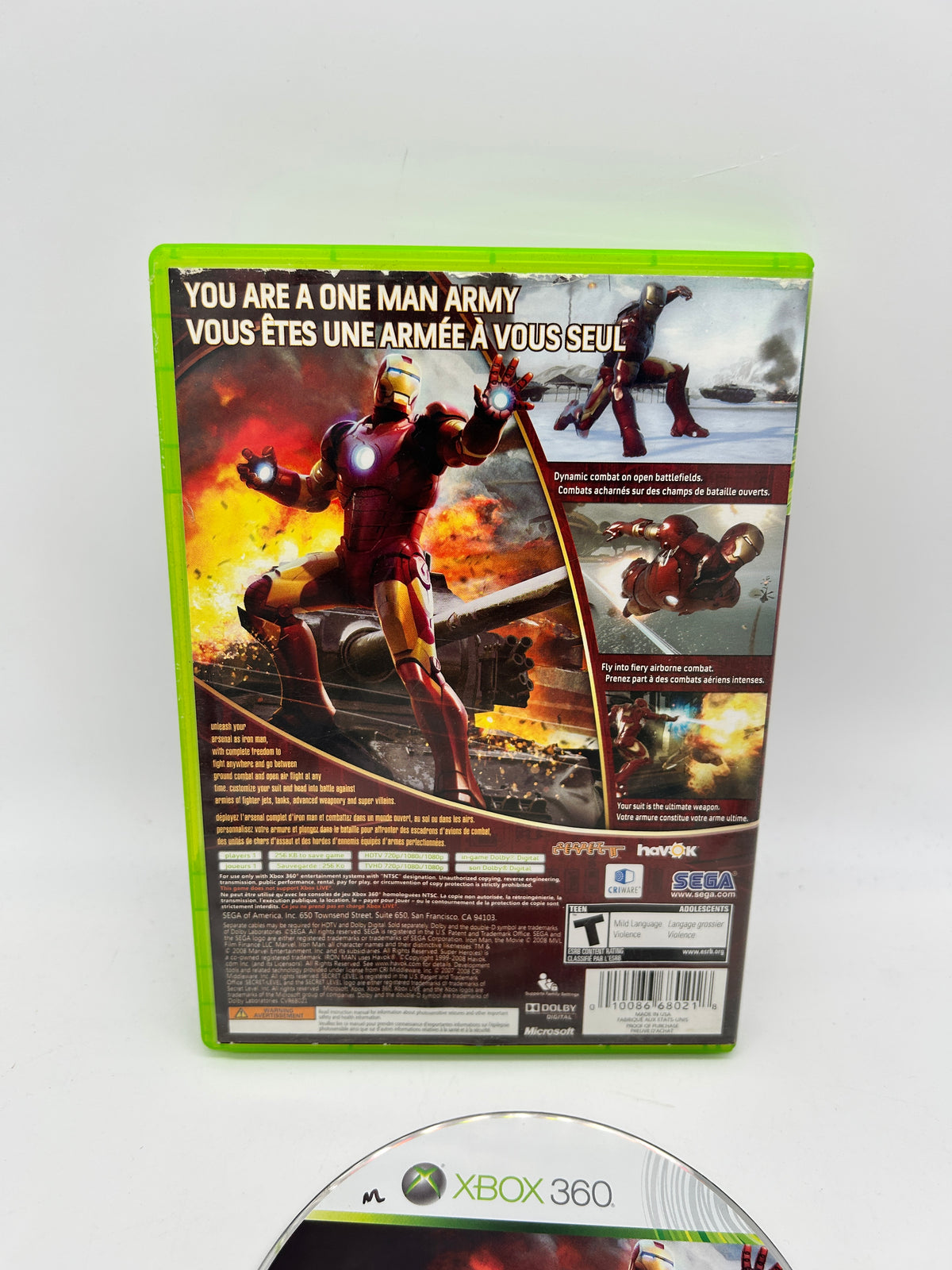 MICROSOFT XBOX 360 | IRON MAN