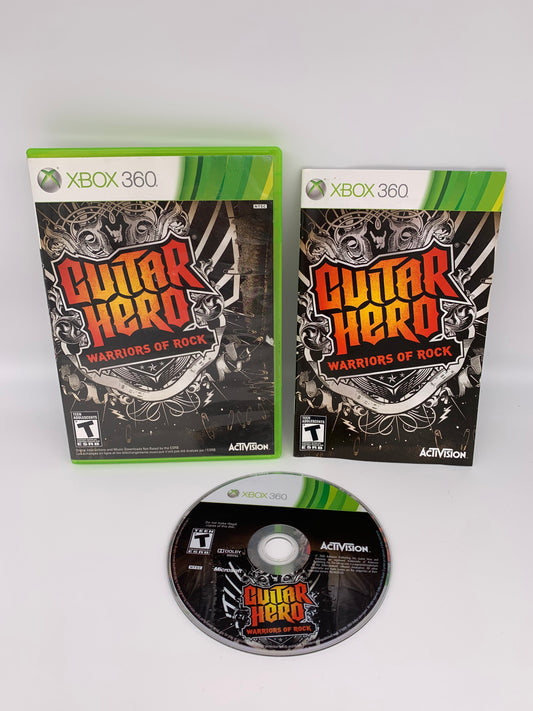 PiXEL-RETRO.COM : MICROSOFT XBOX 360 COMPLETE CIB BOX MANUAL GAME NTSC GUITAR HERO WARRIORS OF ROCK