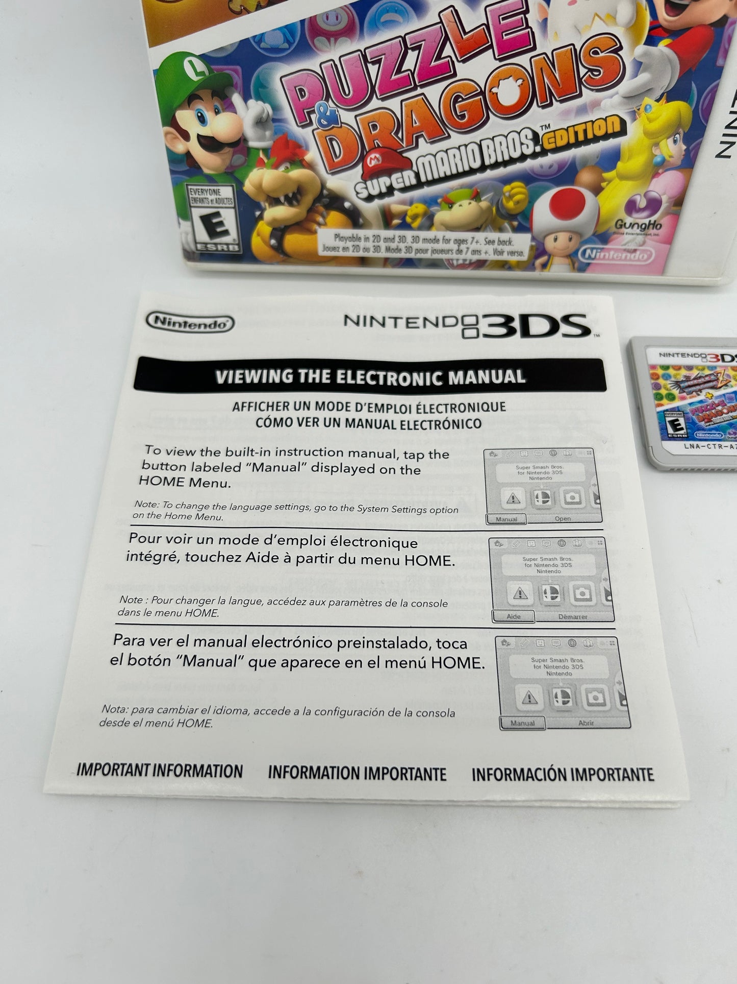 NiNTENDO 3DS | PUZZLE & DRAGONS Z + SUPER MARiO BROS EDiTiON