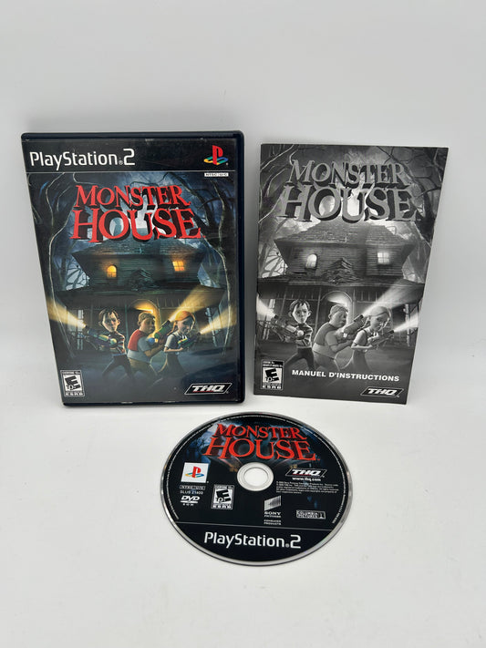 PiXEL-RETRO.COM : SONY PLAYSTATION 2 (PS2) COMPLET CIB BOX MANUAL GAME NTSC MONSTER HOUSE