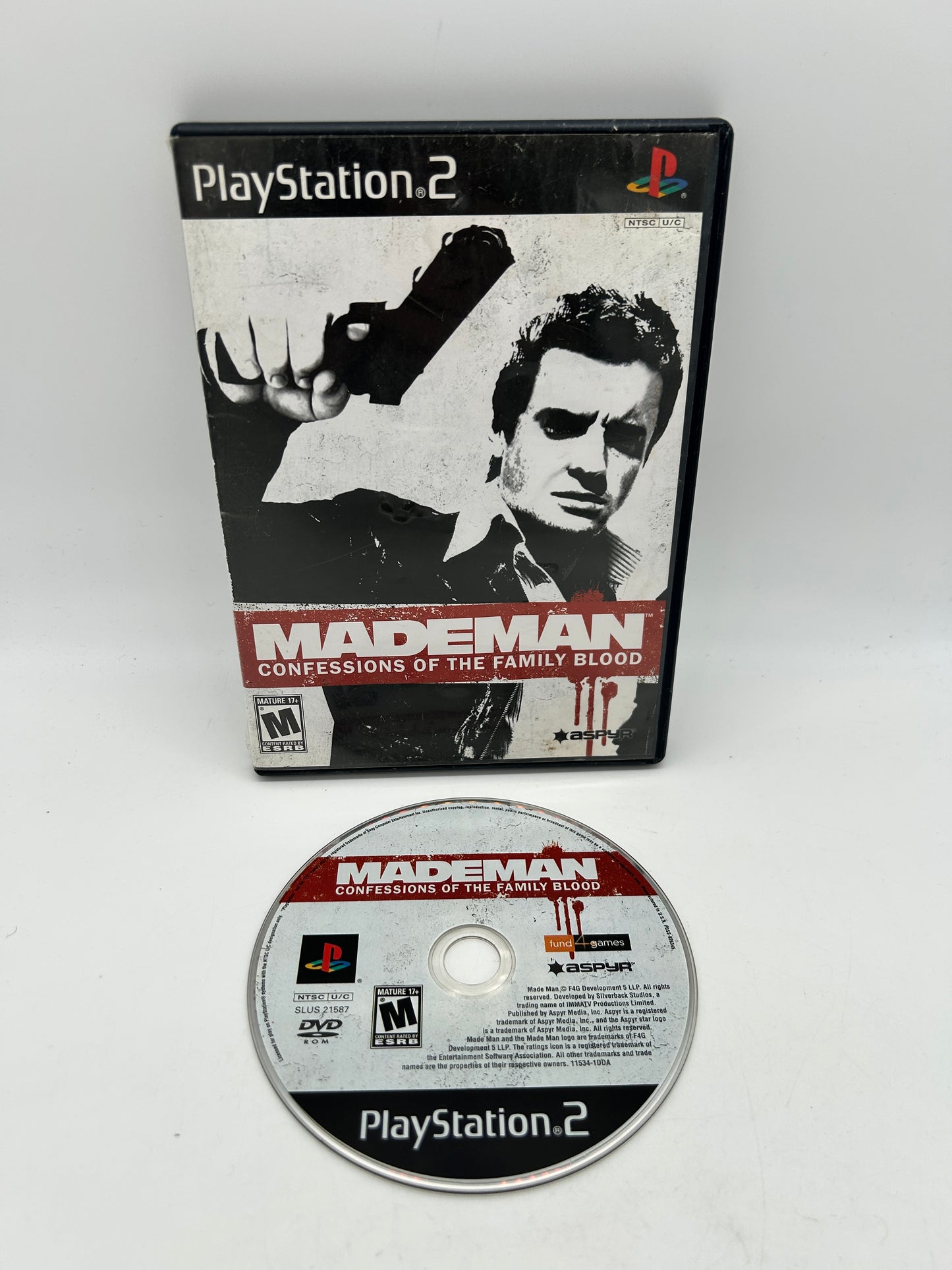PiXEL-RETRO.COM : SONY PLAYSTATION 2 (PS2) COMPLET CIB BOX MANUAL GAME NTSC MADE MAN CONFESSIONS OF THE FAMILY BLOOD