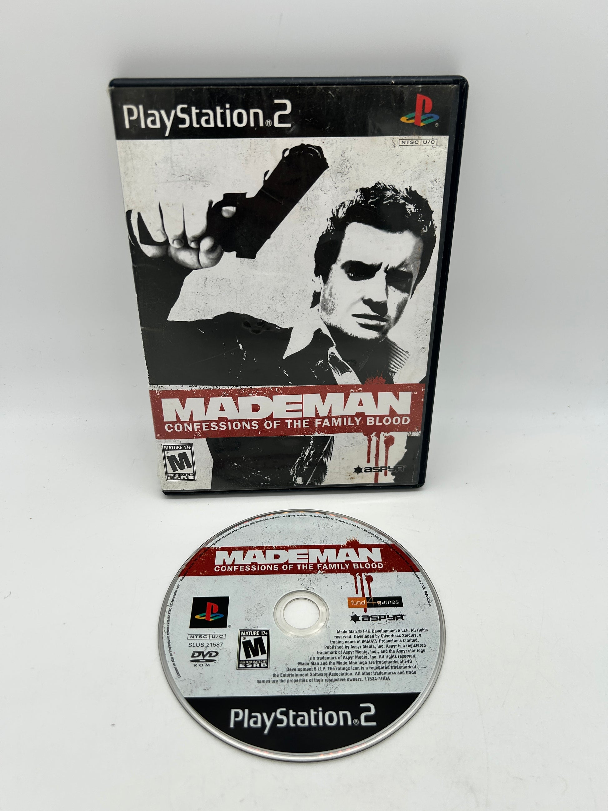 PiXEL-RETRO.COM : SONY PLAYSTATION 2 (PS2) COMPLET CIB BOX MANUAL GAME NTSC MADE MAN CONFESSIONS OF THE FAMILY BLOOD