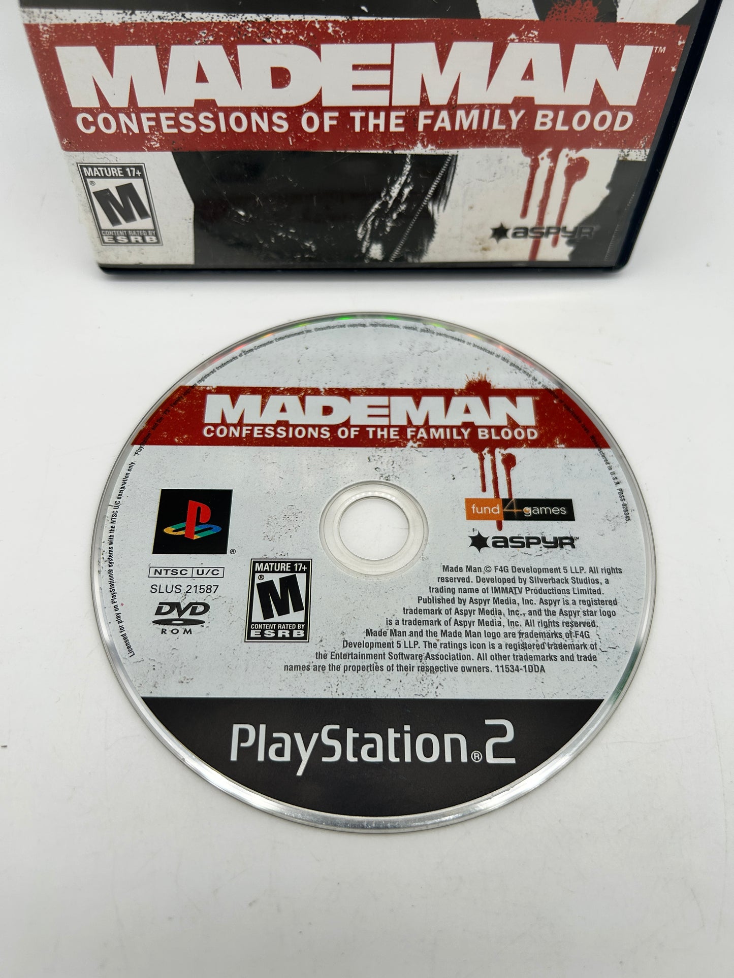 SONY PLAYSTATiON 2 [PS2] | MADE MAN CONFESSiONS OF THE FAMiLY BLOOD