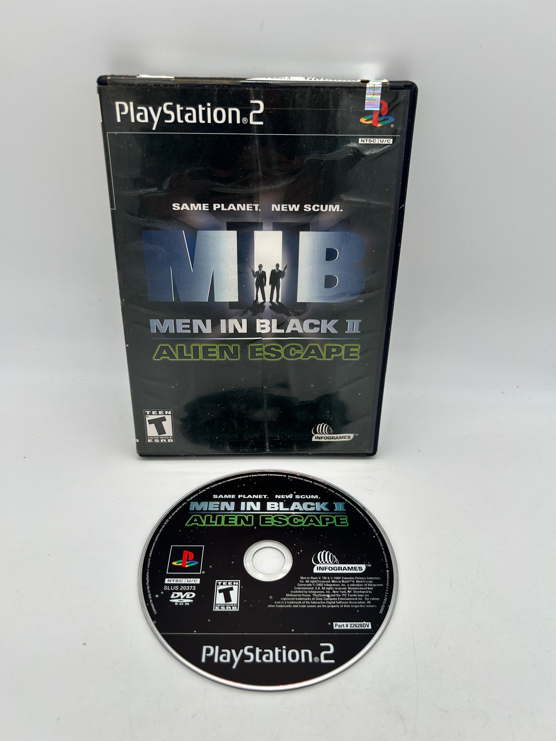 PiXEL-RETRO.COM : SONY PLAYSTATION 2 (PS2) COMPLET CIB BOX MANUAL GAME NTSC MIB MEN IN BLACK II ALIEN ESCAPE