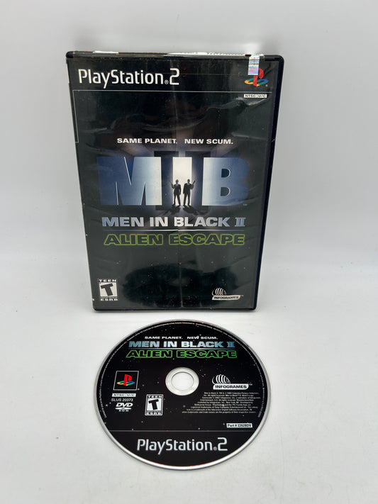 PiXEL-RETRO.COM : SONY PLAYSTATION 2 (PS2) COMPLET CIB BOX MANUAL GAME NTSC MIB MEN IN BLACK II ALIEN ESCAPE