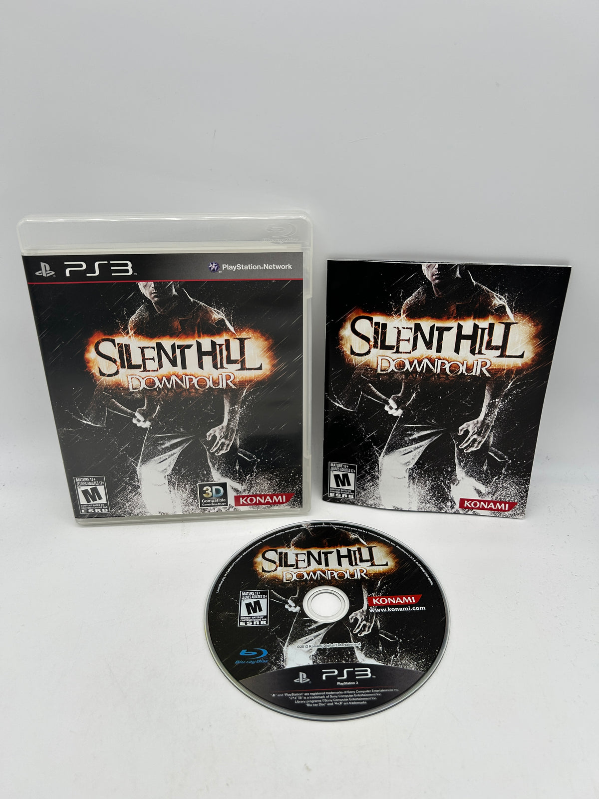 PiXEL-RETRO.COM : SONY PLAYSTATION 3 (PS3) COMPLET CIB BOX MANUAL GAME NTSC SILENT HILL DOWNPOUR