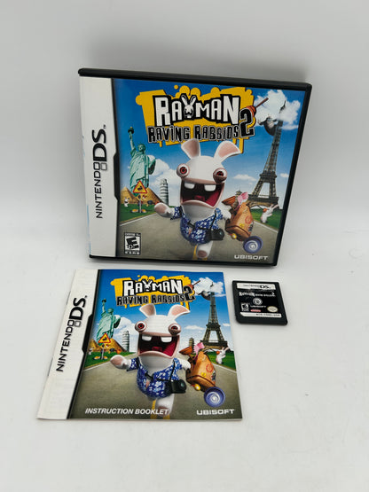 PiXEL-RETRO.COM : NINTENDO DS (DS) COMPLETE CIB BOX MANUAL GAME NTSC RAYMAN RAVING RABBIDS 2