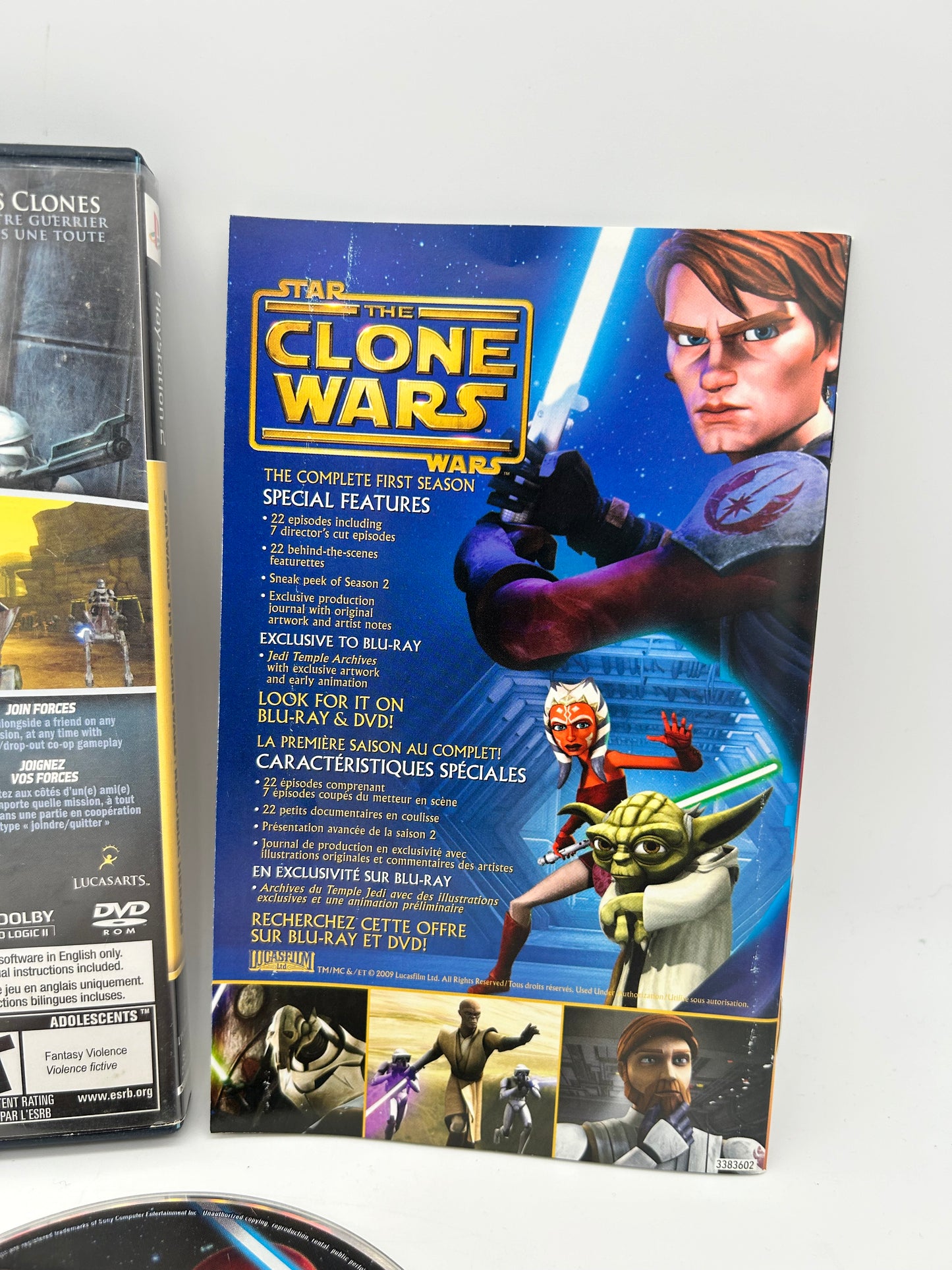 SONY PLAYSTATiON 2 [PS2] | STAR WARS THE CLONE WARS REPUBLiC HEROES