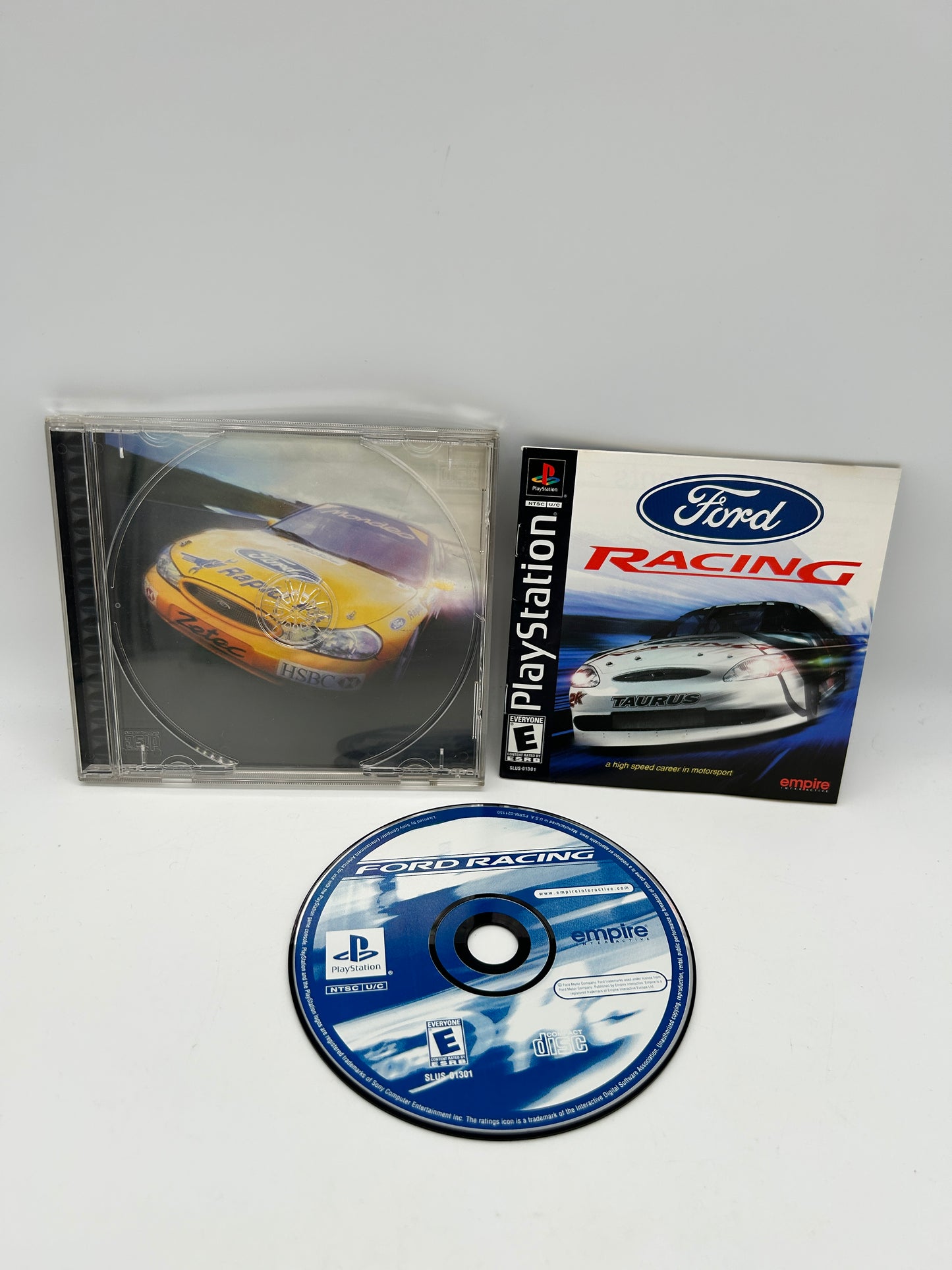 PiXEL-RETRO.COM : SONY PLAYSTATION (PS1) COMPLETE CIB BOX MANUAL GAME NTSC FORD RACING