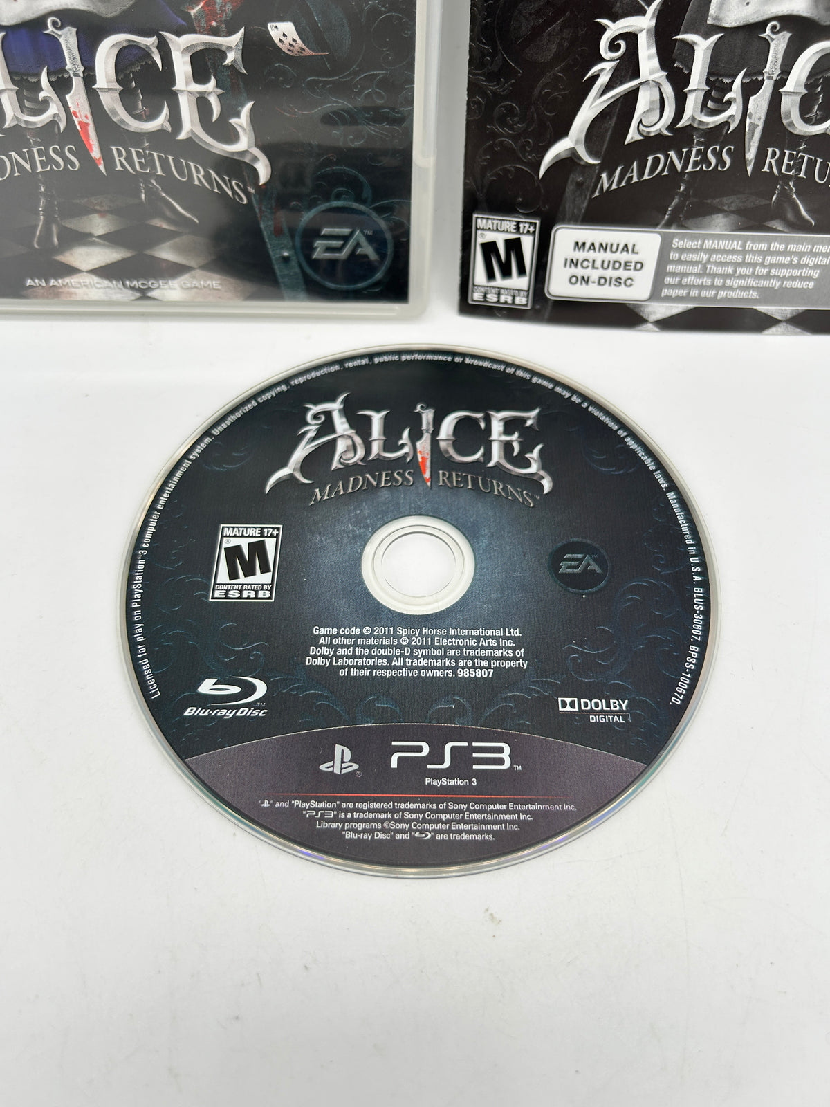SONY PLAYSTATION 3 [PS3] | ALICE MADNESS RETURNS