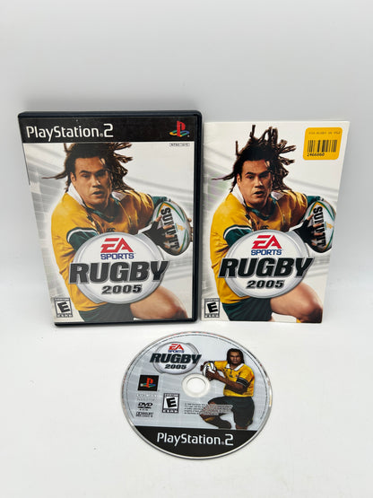 PiXEL-RETRO.COM : SONY PLAYSTATION 2 (PS2) COMPLET CIB BOX MANUAL GAME NTSC RUGBY 2005