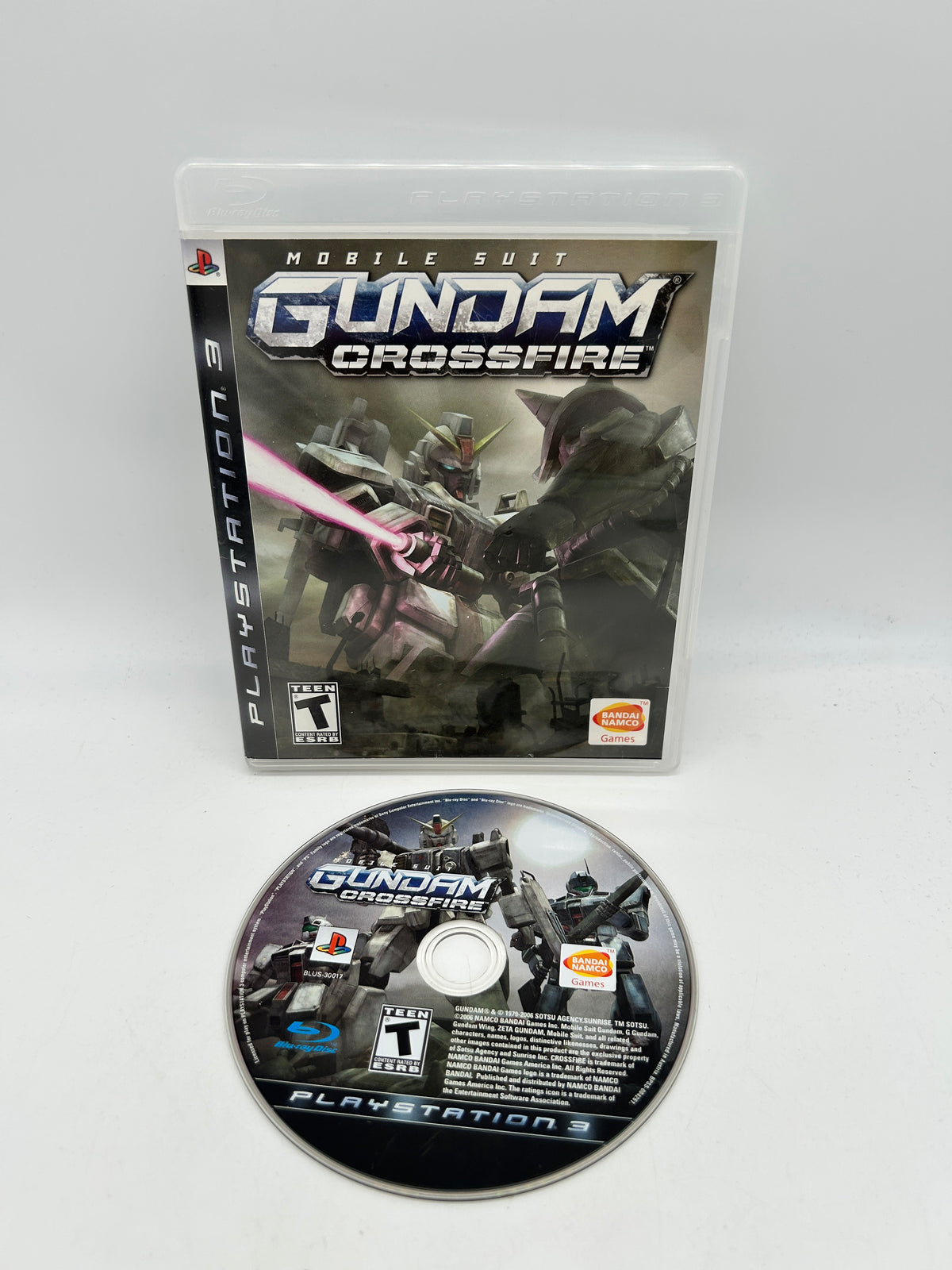 PiXEL-RETRO.COM : SONY PLAYSTATION 3 (PS3) COMPLET CIB BOX MANUAL GAME NTSC MOBILE SUIT GUNDAM CROSSFIRE
