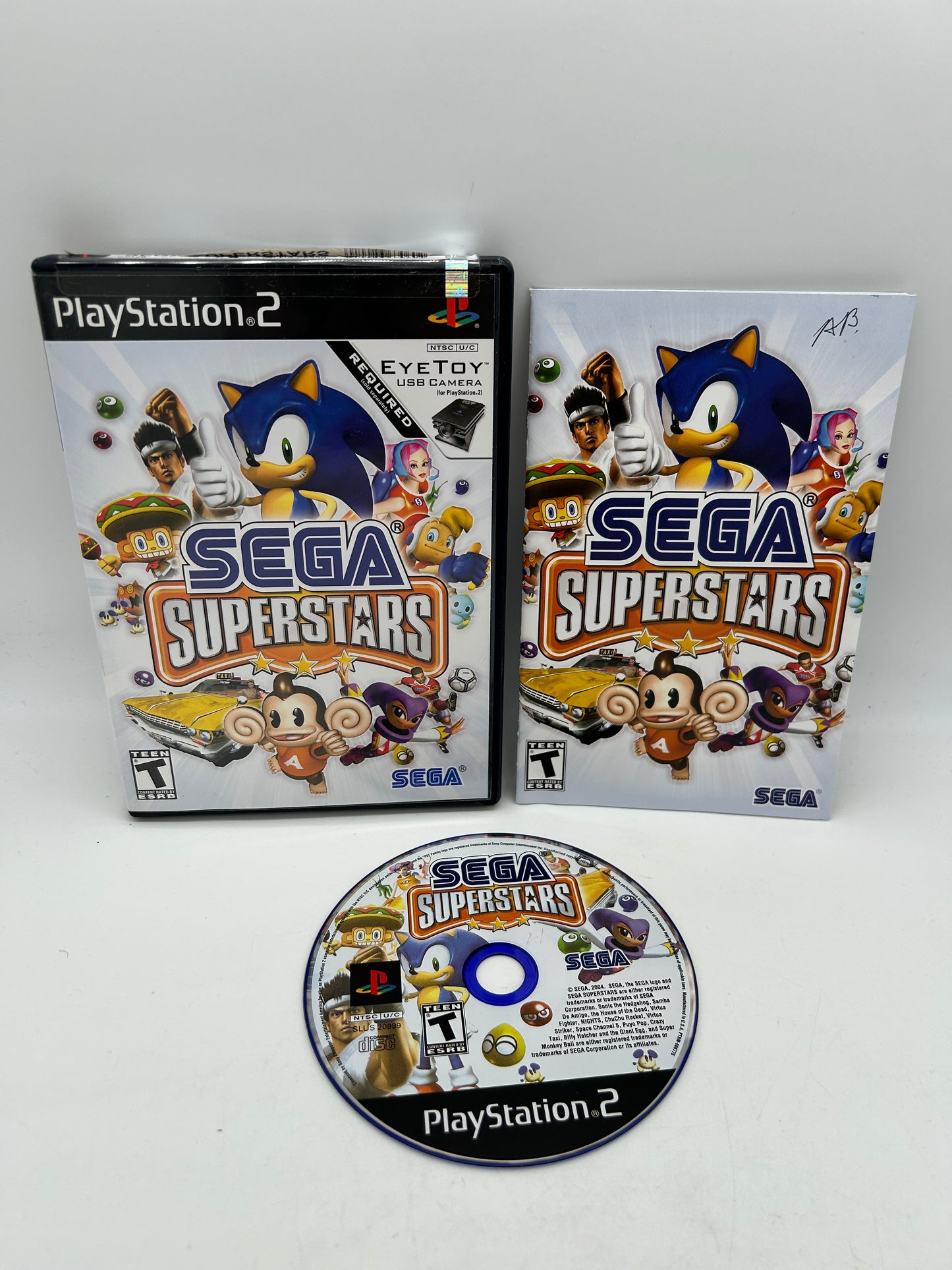 PiXEL-RETRO.COM : SONY PLAYSTATION 2 (PS2) COMPLET CIB BOX MANUAL GAME NTSC SEGA SUPERSTARS