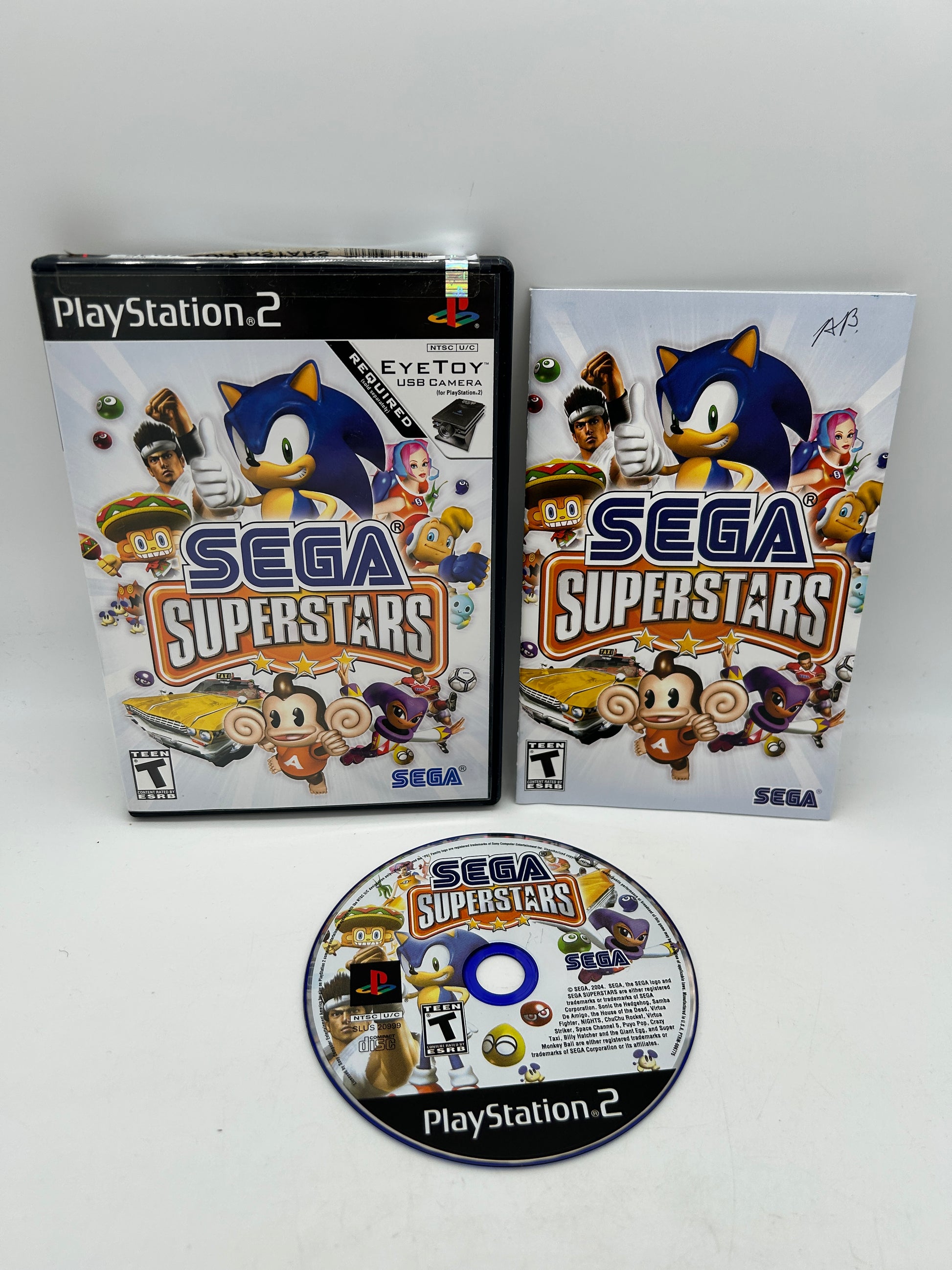 PiXEL-RETRO.COM : SONY PLAYSTATION 2 (PS2) COMPLET CIB BOX MANUAL GAME NTSC SEGA SUPERSTARS