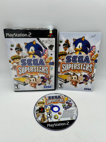 PiXEL-RETRO.COM : SONY PLAYSTATION 2 (PS2) COMPLET CIB BOX MANUAL GAME NTSC SEGA SUPERSTARS