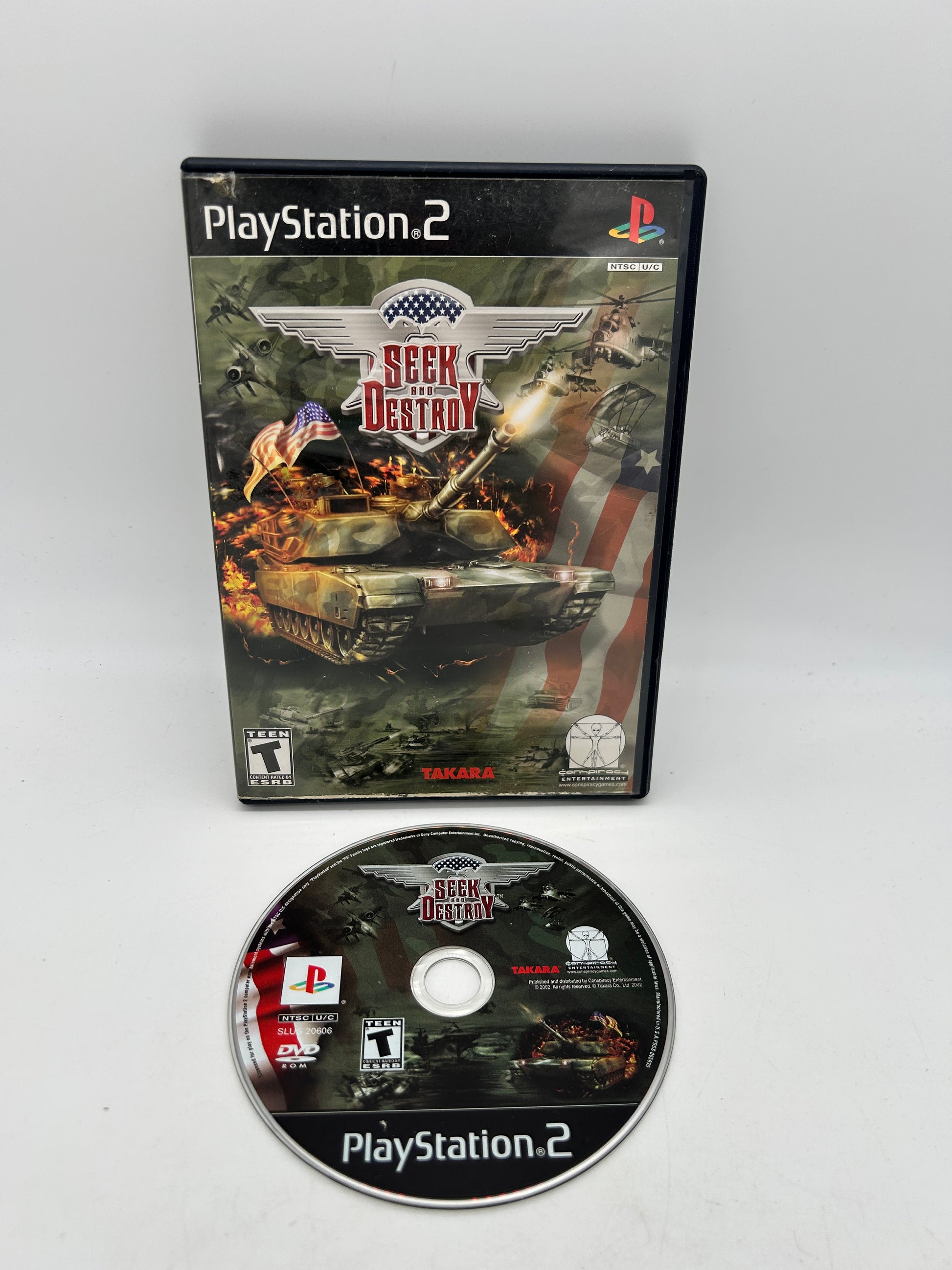 PiXEL-RETRO.COM : SONY PLAYSTATION 2 (PS2) COMPLET CIB BOX MANUAL GAME NTSC SEEK AND DESTROY