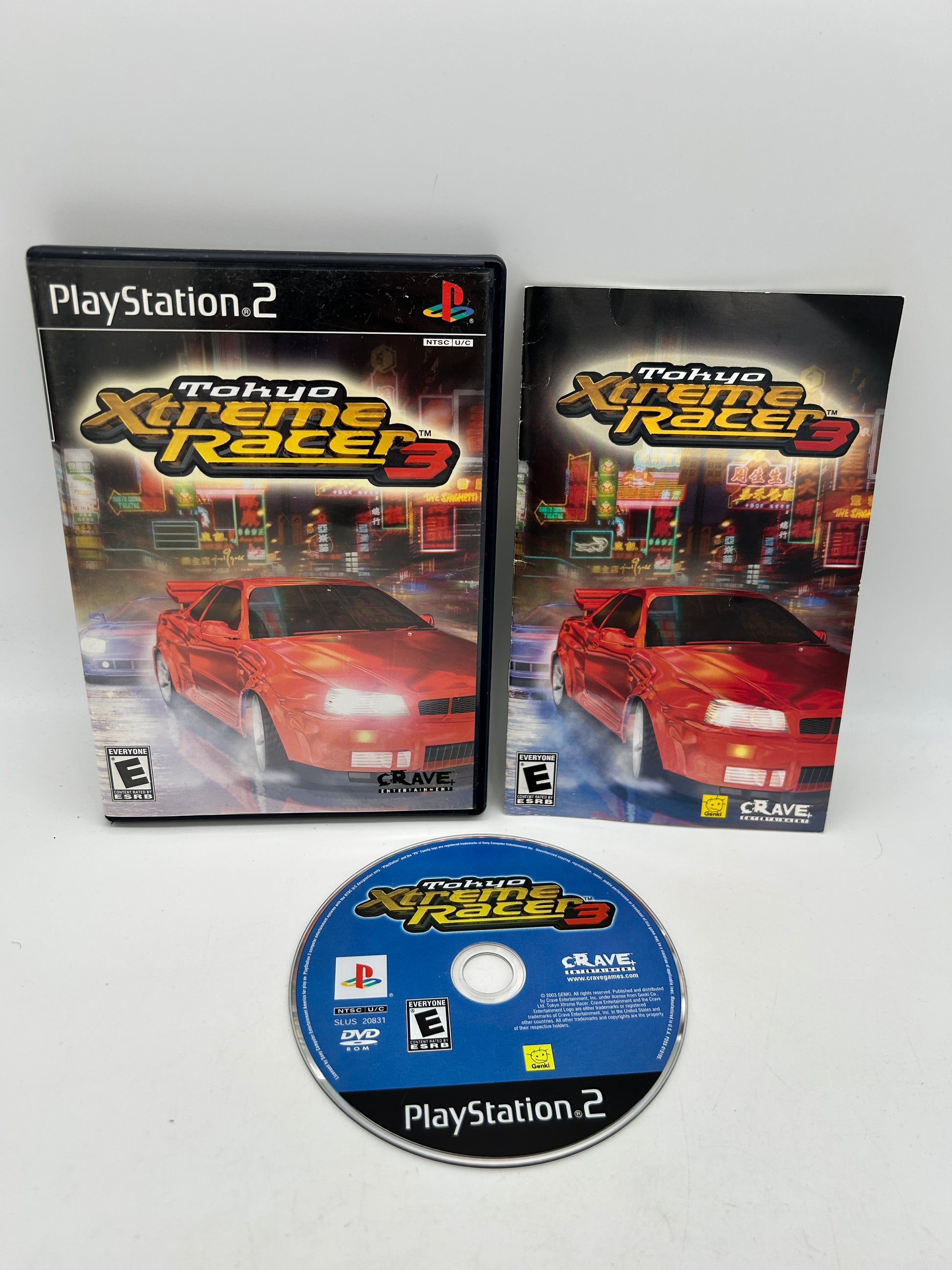 PiXEL-RETRO.COM : SONY PLAYSTATION 2 (PS2) COMPLET CIB BOX MANUAL GAME NTSC TOKYO XTREME RACER 3