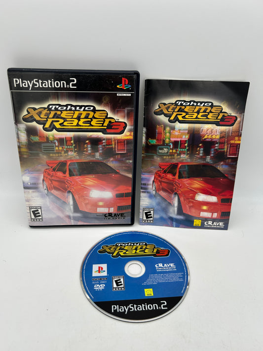 PiXEL-RETRO.COM : SONY PLAYSTATION 2 (PS2) COMPLET CIB BOX MANUAL GAME NTSC TOKYO XTREME RACER 3