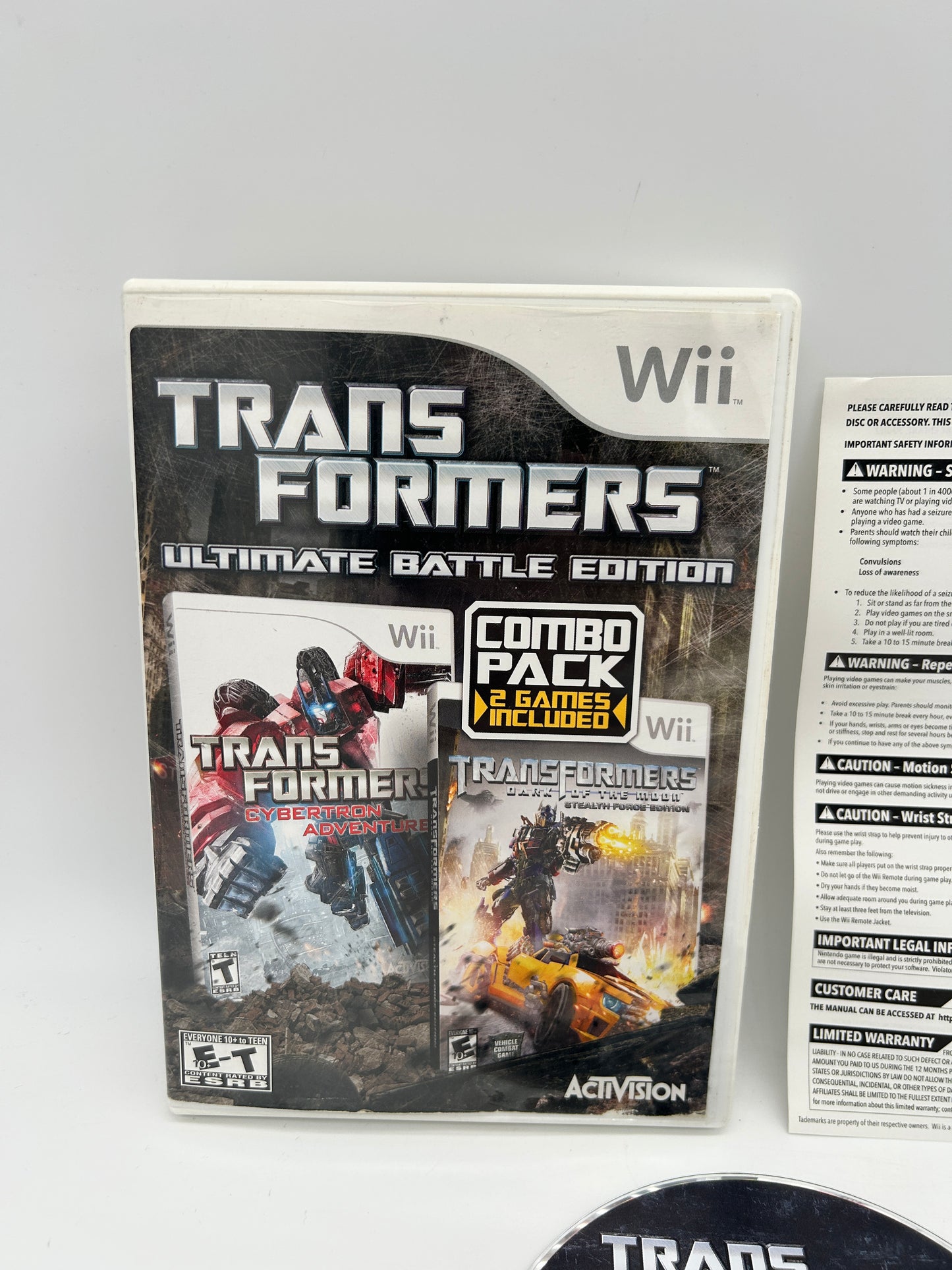 NiNTENDO Wii | TRANSFORMERS ULTiMATE BATTLE EDITION COMBO PACK