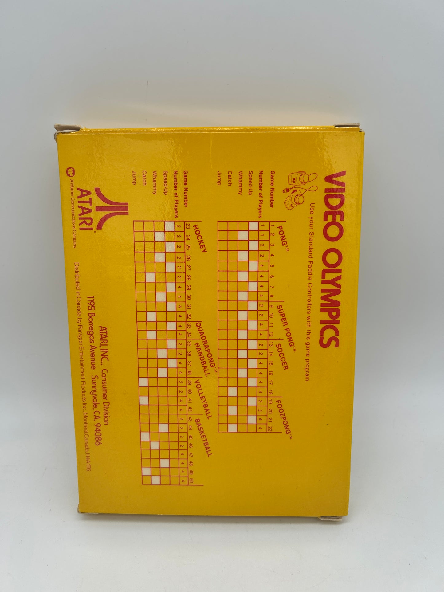 ATARi 2600 | 21 ViDEO OLYMPiCS | TEXT LABEL VERSiON